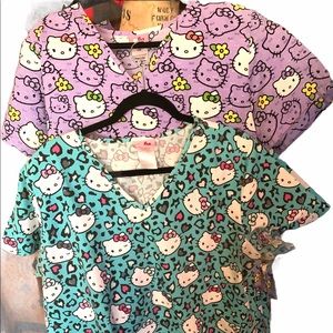 Hello kitty Scrub Tops
